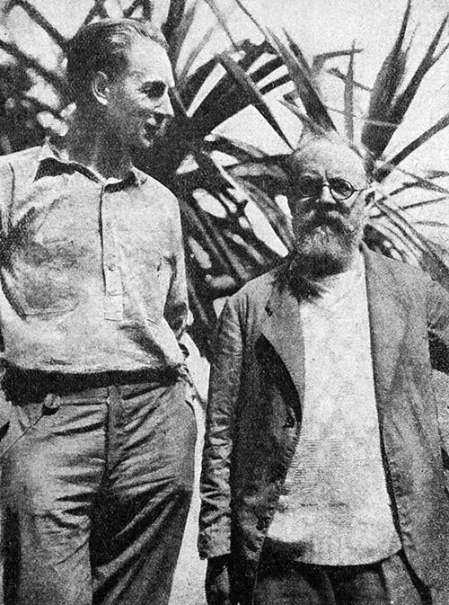 Murnau with Henri Matisse in Tahiti in 1930