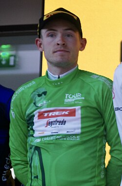 Mattias Skjelmose Tour des Alpes Maritimes -kilpailussa 2023.