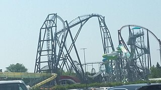 <span class="mw-page-title-main">Maxx Force</span> Steel roller coaster at Six Flags Great America