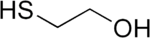 Struktur von Mercaptoethanol