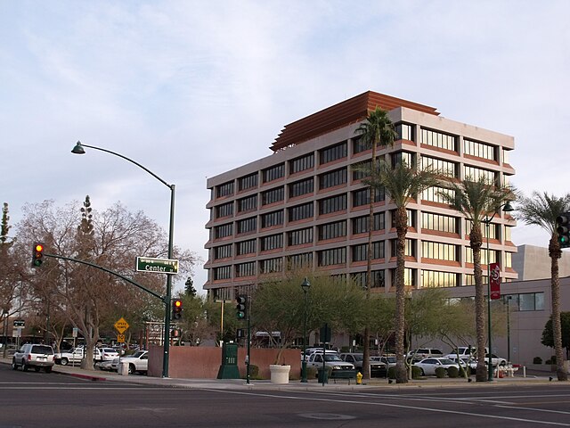 Mesa City Hall in downtown Mesa