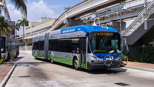 Miami Dade Transit route S (119) bus at Adrienne Arsht Center Bus Terminal.jpg
