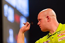 Michael van Gerwen, the number one seed, was the reigning and defending champion, prior to the tournament. Michael van Gerwen - 2017253222123 2017-09-10 PDC German Darts Grand Prix (GDGP) - Sven - 1D X MK II - 0504 - B70I6980.jpg