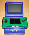 Game Boy Advance SP and Game Boy Micro