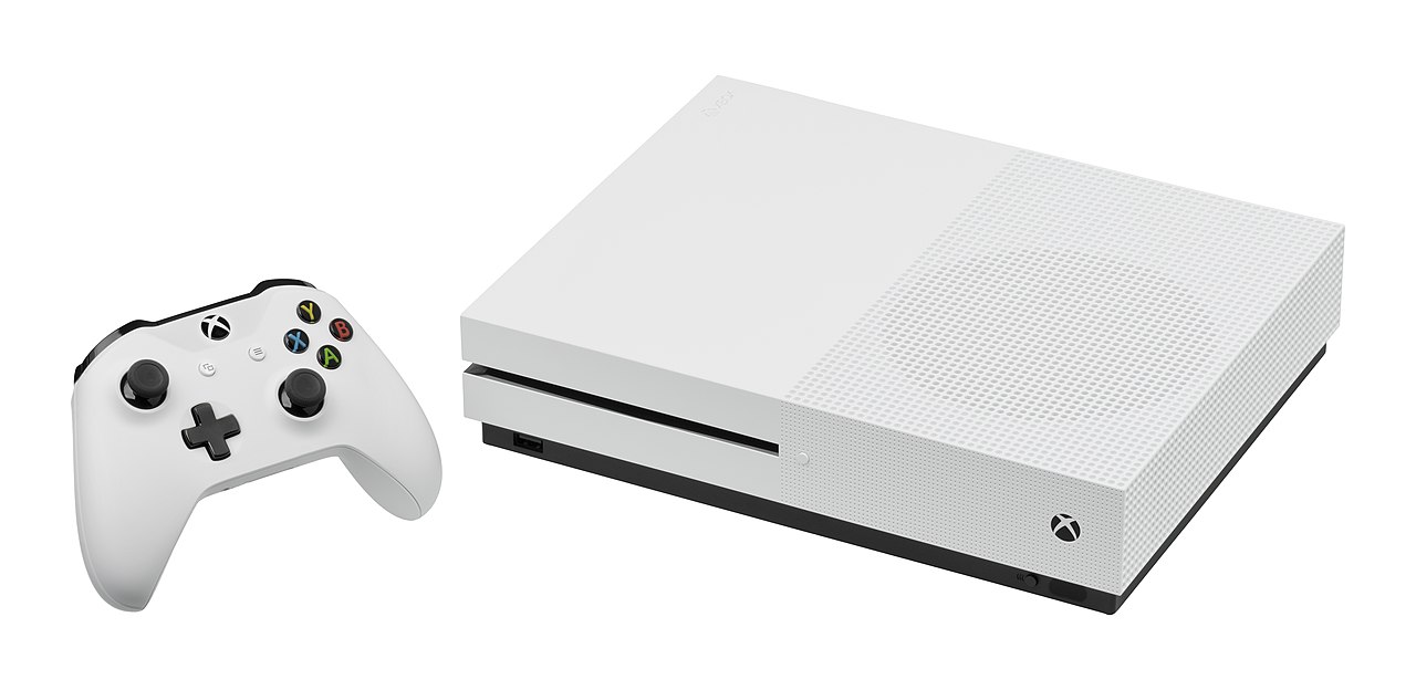 Archivo:Microsoft-Xbox-One-S-Console-wController-L.jpg - Wikipedia, la  enciclopedia libre