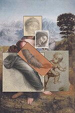 Миниатюра для Файл:Montage des études sur le tableau de la sainte Anne de Vinci.jpg