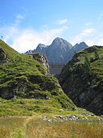 L'Aga visto dal sentiero per il Lago del Diavolo