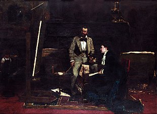 Munkácsy Mihály: Műteremben (1876)
