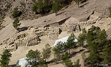 Remains of fortifications at La Bastida de Totana Muralla La Bastida (Totana).jpg