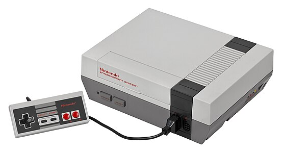 The iconic North American NES and controller.