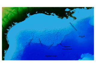 <span class="mw-page-title-main">Sigsbee Escarpment</span> Bathymetric feature