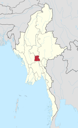 Location in Myanmar (Burma)