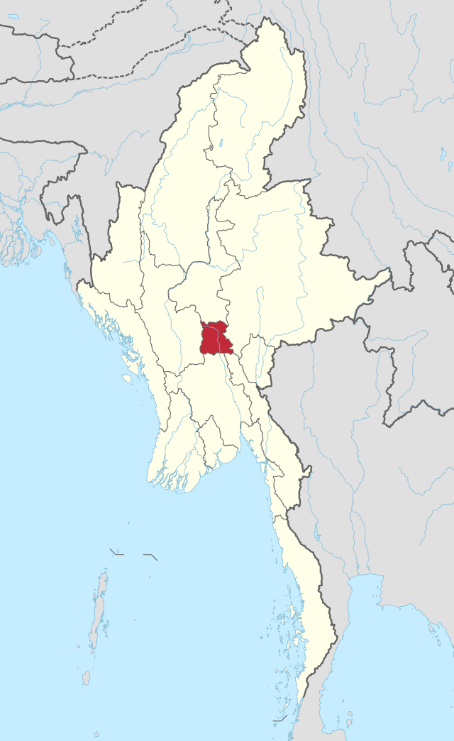 內比都聯邦區喺緬甸嘅位置