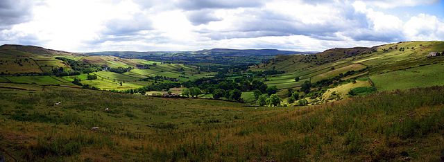 A High Peak panorama between Hayfield and Chinley