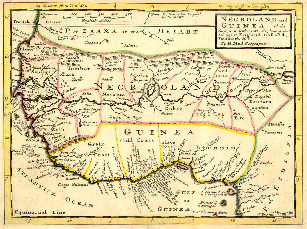 File:Negroland and Guinea with the European Settlements, 1736.jpg - Wikimedia Commons