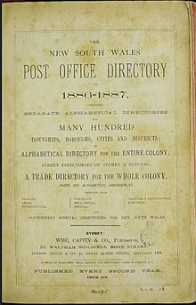 New South Wales Post Office Directory, title page, 1886-87 New South Wales Post Office Directory, title page, 1886-87.jpg