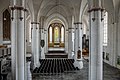 Nikolaikirche Rostock, Innenraum, Blick von der Empore