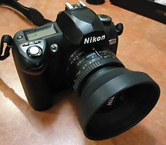 Nikon camera on a table.jpg