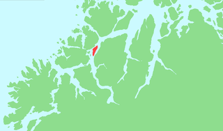 Tromsøya island in Tromsø, Troms, Norway