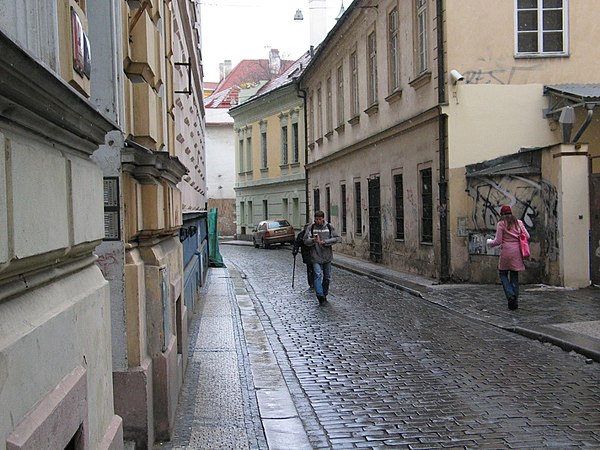 A street in the New Town.