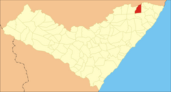 Localização de Novo Lino em Alagoas