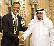 Obama meets King Abdullah July 2014