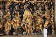 English: Detail of the altar by Claus Berg in St. Knuds church (the cathedral) in Odense, Denmark