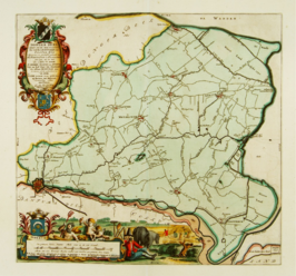 Kaart Oostdongeradeel (1718)