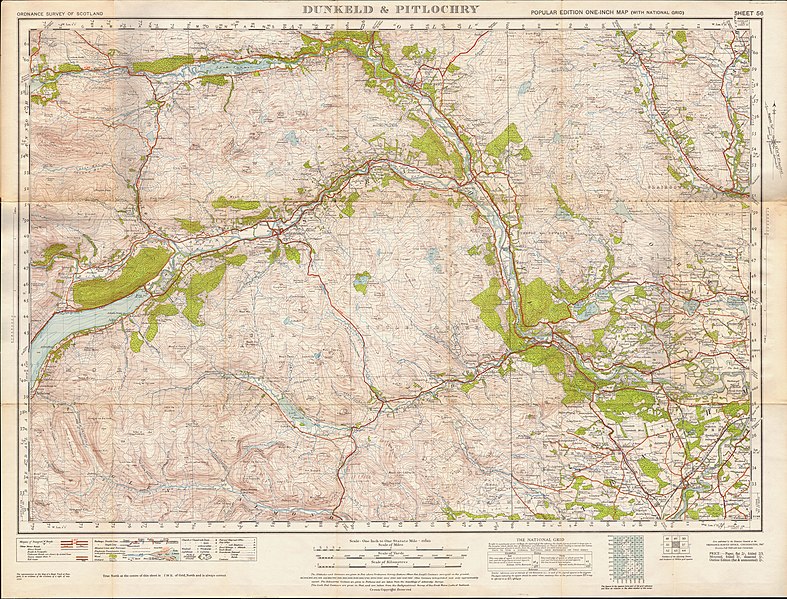 File:Ordnance Survey One-Inch Sheet 56 Dunkeld & Pitlochry, Published 1947.jpg