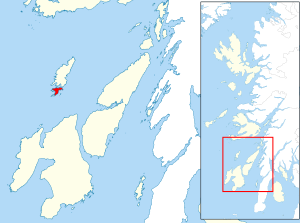 Location of Oronsay