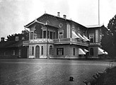 Hovedbygningen til Püssy herregård på begynnelsen av 1900-tallet