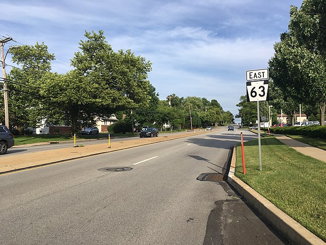 PA 63 eastbound in Willow Grove