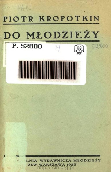 File:PL Kropotkin - Do młodzieży.djvu