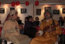 Mimlu Sen and Paban Das Baul, Baul musicians, at International Asian Movies festival in Vesoul, France Paban Das Baul01.jpg