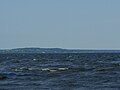 Lubin oraz Pagórki Lubińsko-Wapnickie widziane z wyspy Karsibór