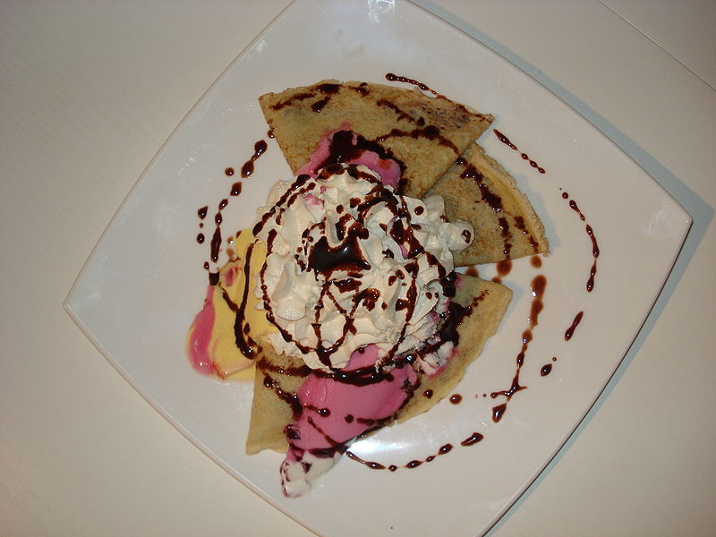 File:Pancakes Ice cream.JPG