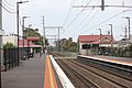 Southbound view from former ground level Platform 2, January 2018