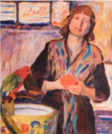 Parrot (Self-Portrait), c. 1920, Herreshoff.png