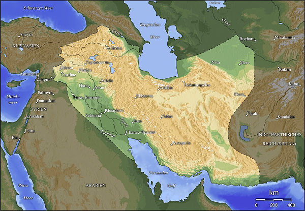 Extent of the Parthian Empire