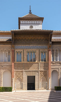 Entrance of Palace of Pedro I of Castile