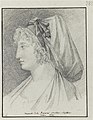 Other drawing of Pauline Chatillon by Charles Percier
