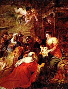 Adoration of the Magi, Rubens, 1634