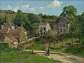 Hügellandschaft bei Pontoise von Camille Pissarro