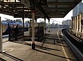 La stazione dei treni di Vauxhall, binario 1