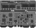 X-ray photo of a circuit board