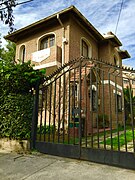 Una de las casas del conjunto que fue declarado monumento nacional construida por Salvador Vásquez Constructora.