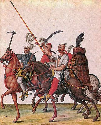 Balkan Slavic Akindzije in Central Hungary, 16th century Portyazo torokok.jpg