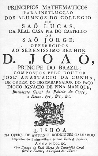 <span class="mw-page-title-main">José Anastácio da Cunha</span> Portuguese mathematician