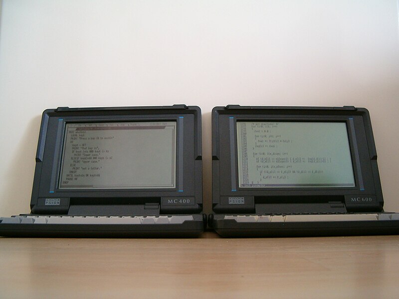 File:Psion laptops - MC400 and MC600.jpg