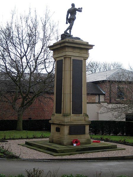 War memorial at Queen Elizabeth Grammar School, Wakefield